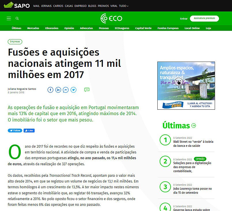 Fuses e aquisies nacionais atingem 11 mil milhes em 2017